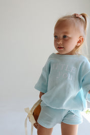 SORA BIKE SHORTS - Pastel Blue