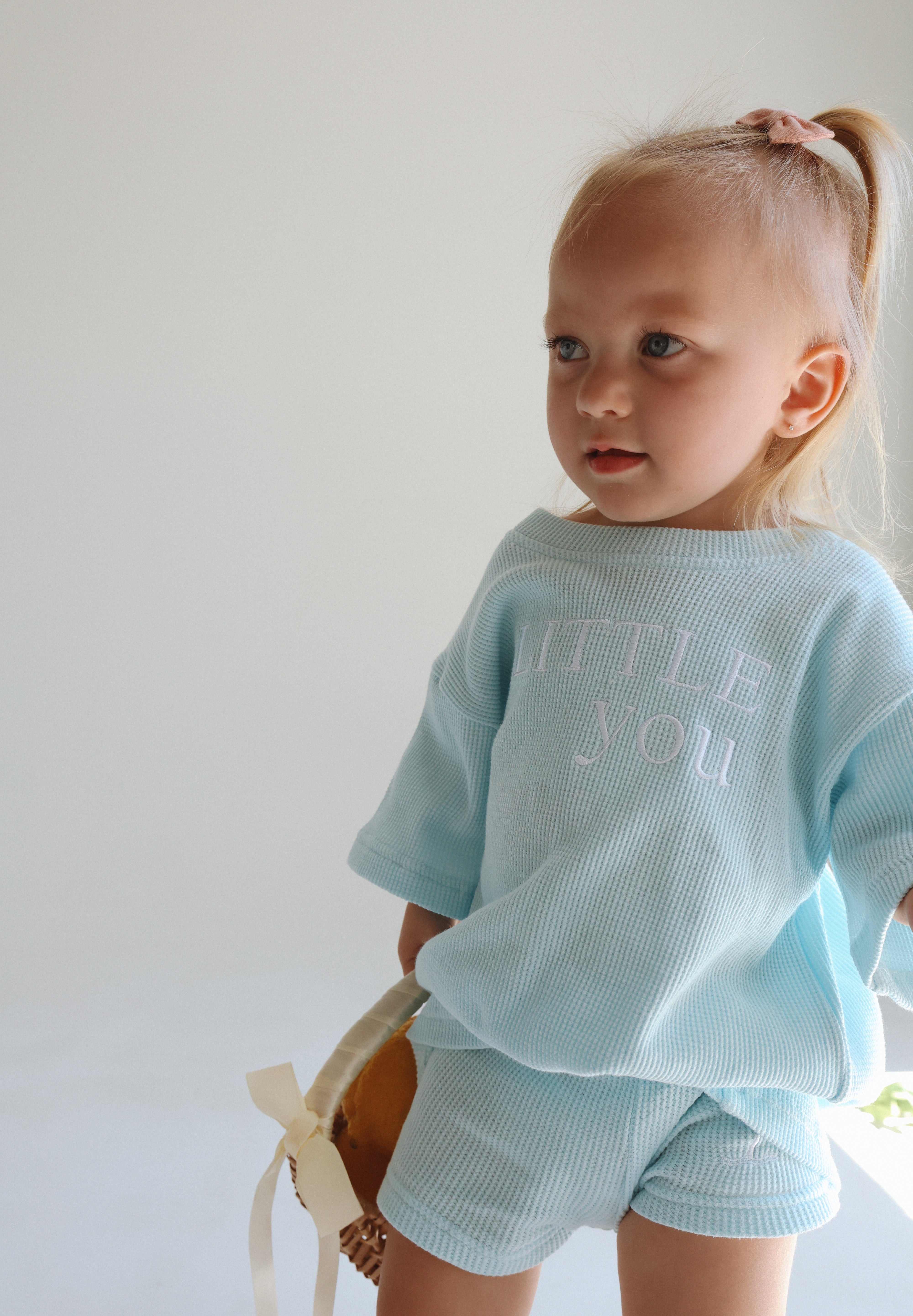 SORA BIKE SHORTS - Pastel Blue