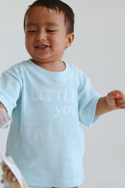 SORA OVERSIZED TEE - Pastel Blue