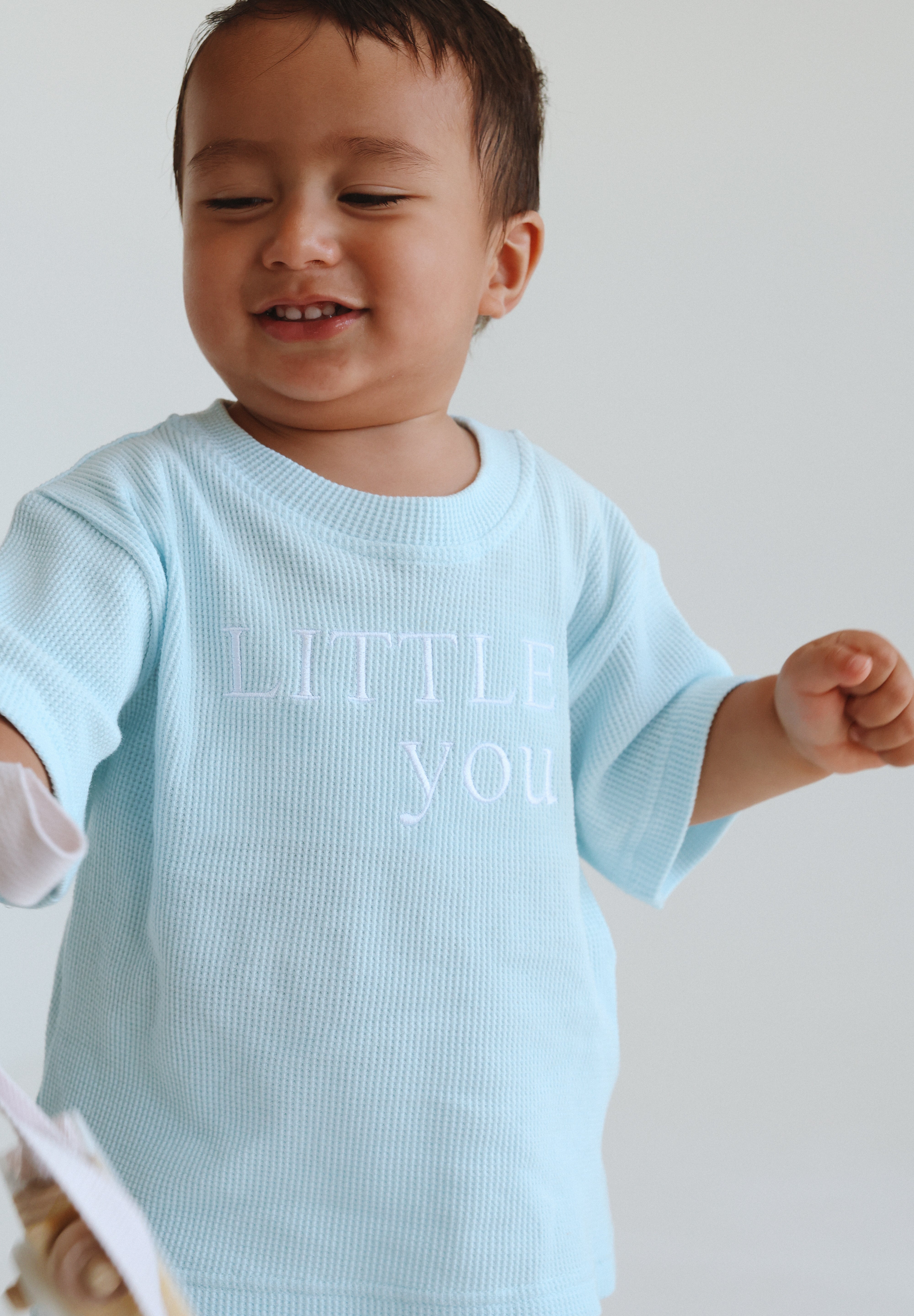 SORA OVERSIZED TEE - Pastel Blue