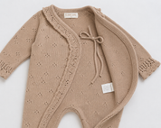 Heirloom Organic Knit Wrap Romper