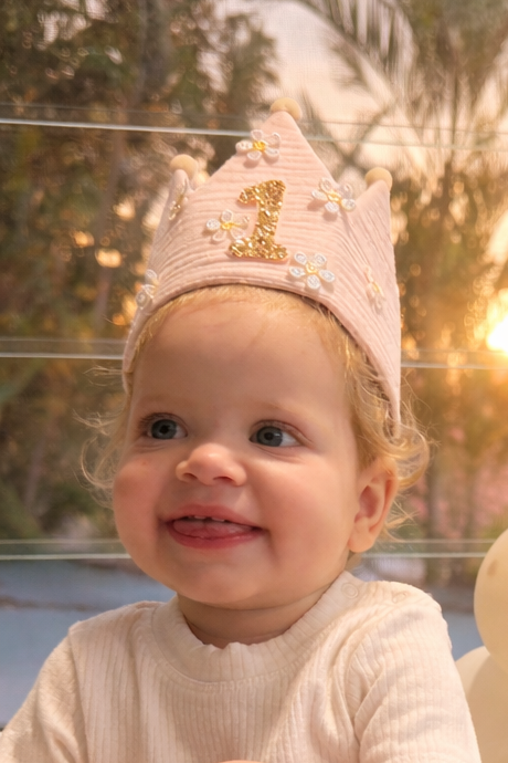 Birthday Crown – Pink Daisy