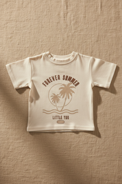 Palmer Oversized Kids T-Shirt – Tropical Palm Print Tee