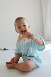 SORA OVERSIZED TEE - Pastel Blue