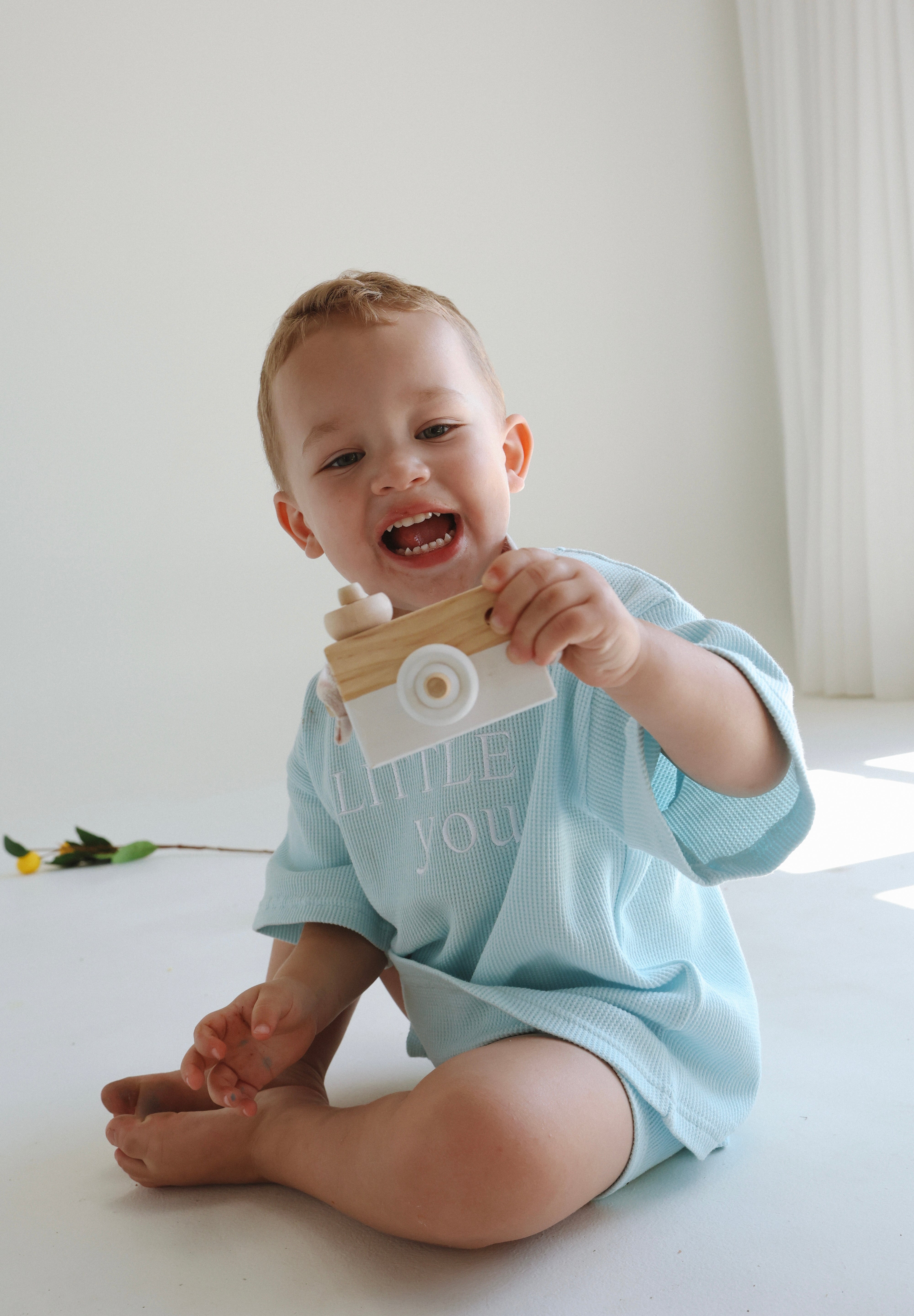 SORA OVERSIZED TEE - Pastel Blue