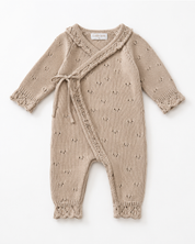 Heirloom Organic Knit Wrap Romper