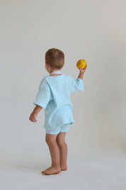 SORA OVERSIZED TEE - Pastel Blue