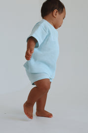 SORA BIKE SHORTS - Pastel Blue