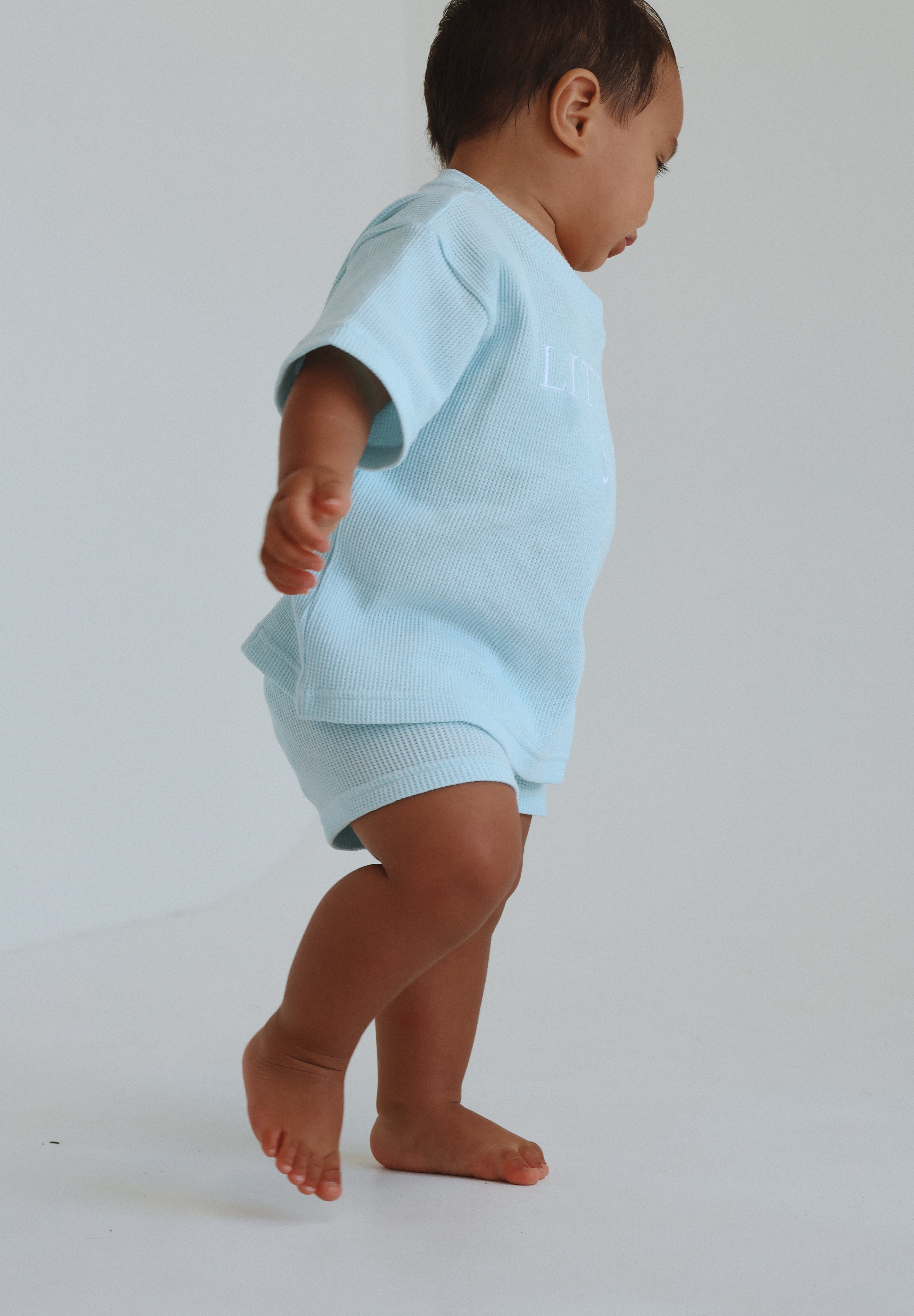 SORA BIKE SHORTS - Pastel Blue