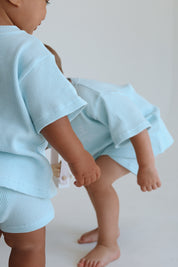 SORA BIKE SHORTS - Pastel Blue