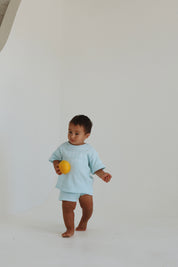 SORA OVERSIZED TEE - Pastel Blue