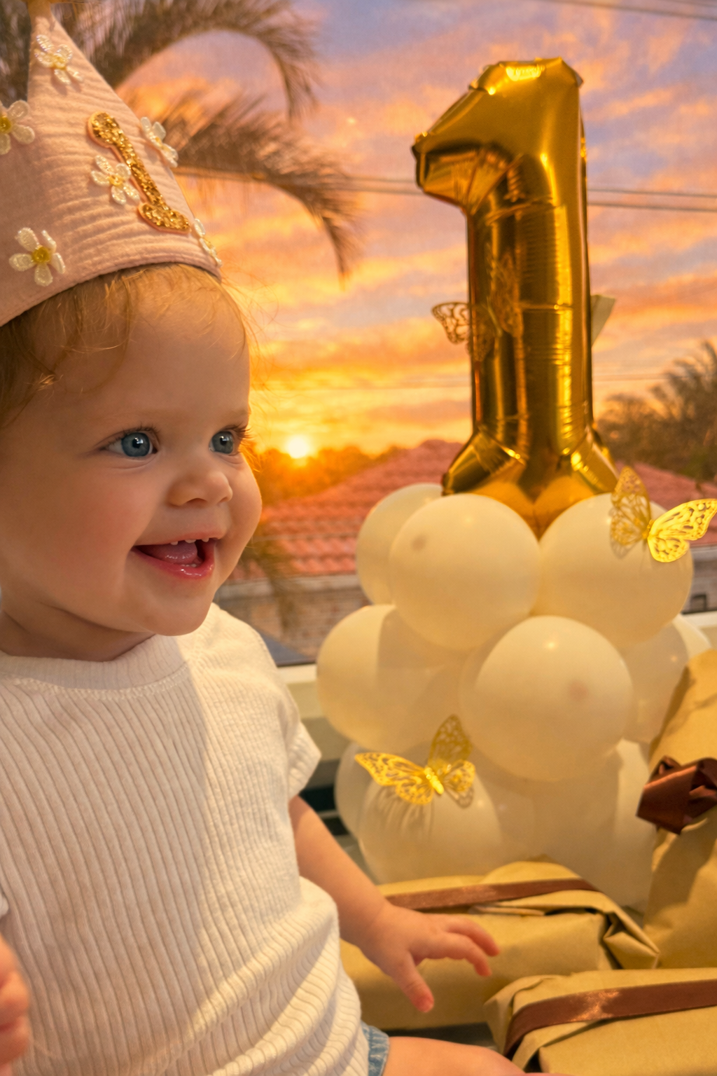 Birthday Crown – Pink Daisy