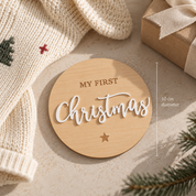 My First Christmas Keepsake Plaque