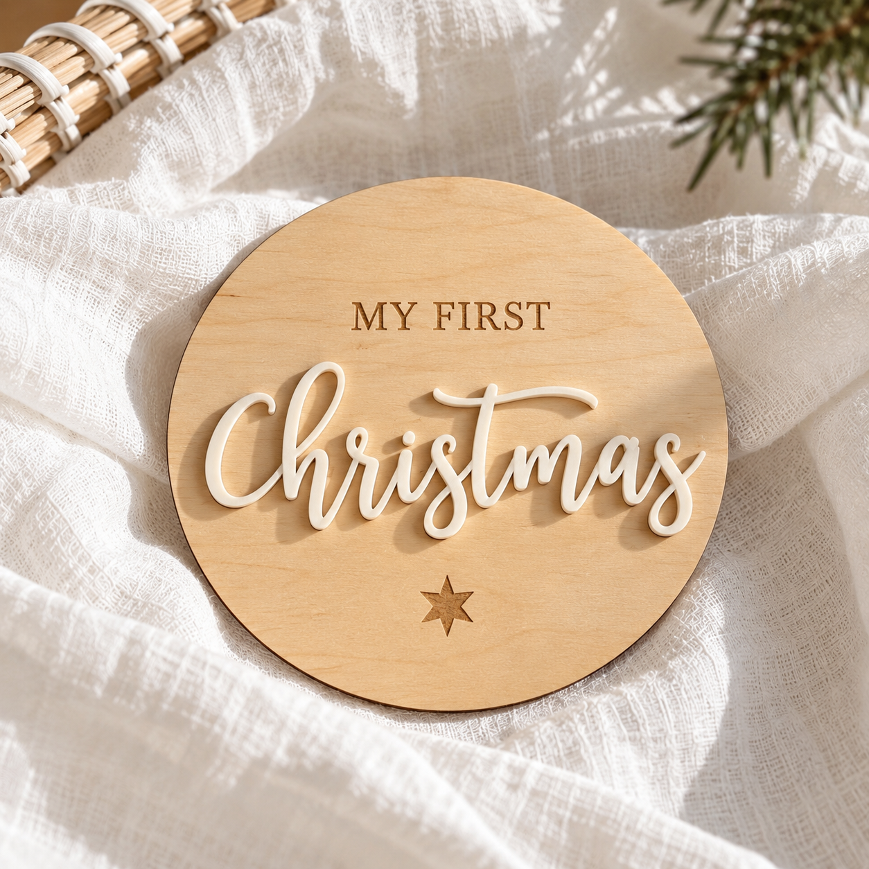 My First Christmas Keepsake Plaque