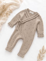 Heirloom Organic Knit Wrap Romper