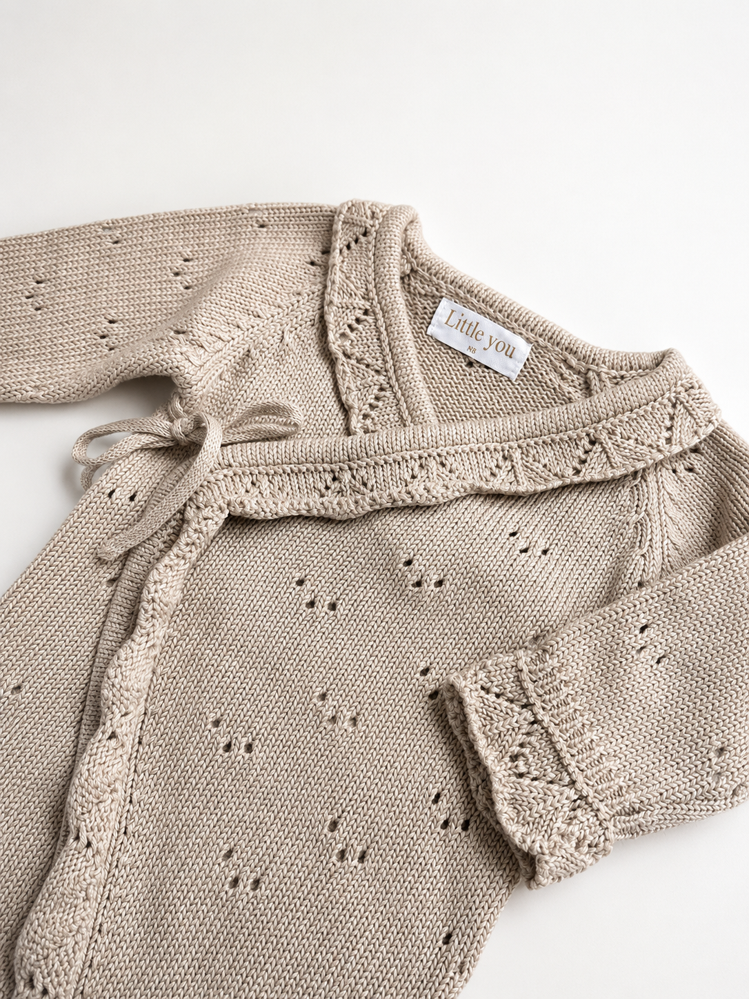 Heirloom Organic Knit Wrap Romper