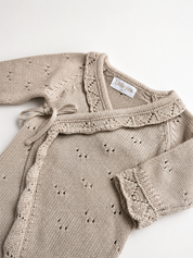 Heirloom Organic Knit Wrap Romper