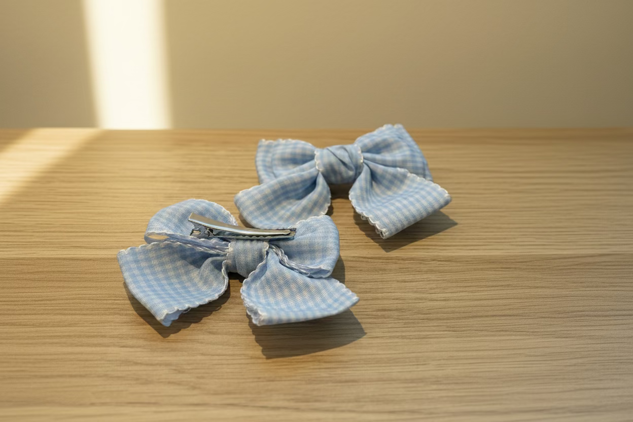 The Gingham Bow Pair